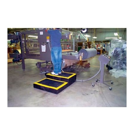 Spc Industrial Structural Plastics. Add-A-Level Stackable Platform Add-On 2-5/8in Thick 3' x 3' Black A3636A